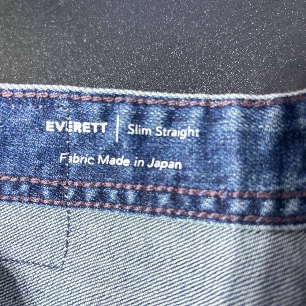 AG Adriano Goldschmied Everett Slim Straight‎ Jeans Mens 29x34 Blue Japan Fabric - Picture 3 of 9